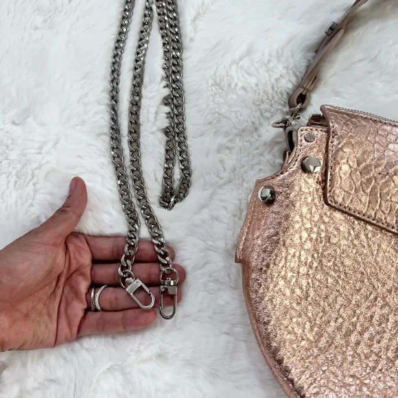 Jimmy Choo Women's Metallic Rose Gold bag - Picture 8 of 14